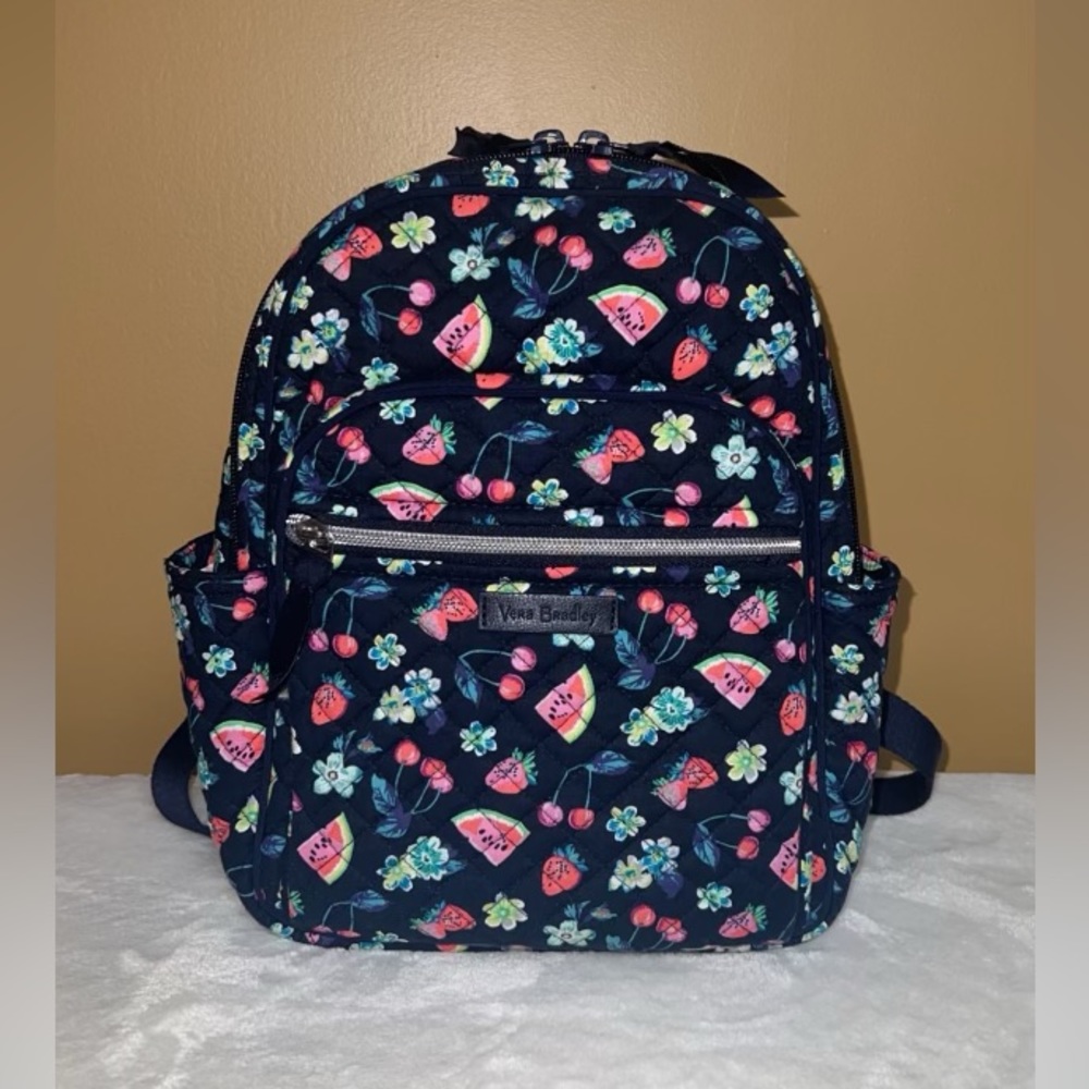🍉 Vera Bradley Small Backpack in Recycled Cotton 🍉